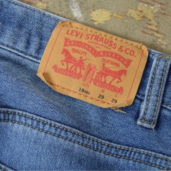 Levi’s 511 Knit Jeans, Youth Size 18 (Women 29 Waist), Medium Wash - Picture 6 of 10